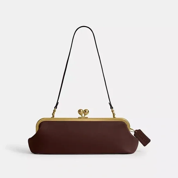 Coach Runway Kisslock 30 maple - Picture 1 of 7